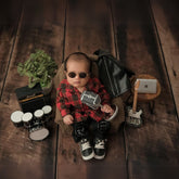 Retro Vintage Fake Microphone Decoration Prop | Silver D114 | Pack of 1 | Silver